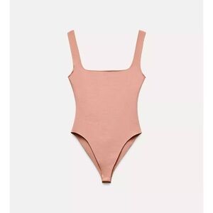 ZARA SQUARE NECK STRETCH CONTOURING BODYSUIT